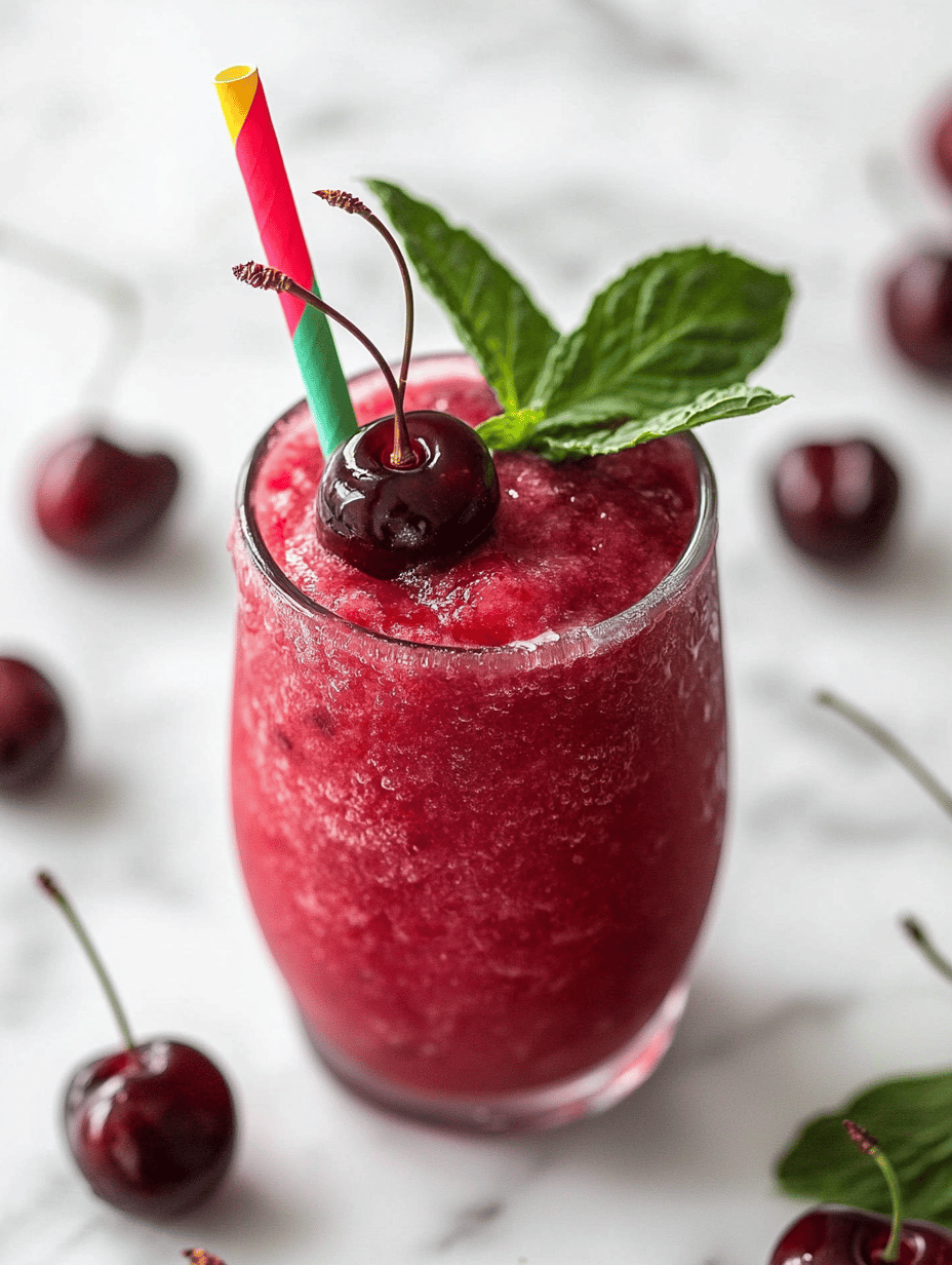 Unlock Refreshing Joy with this Cherry Slushie Twist!