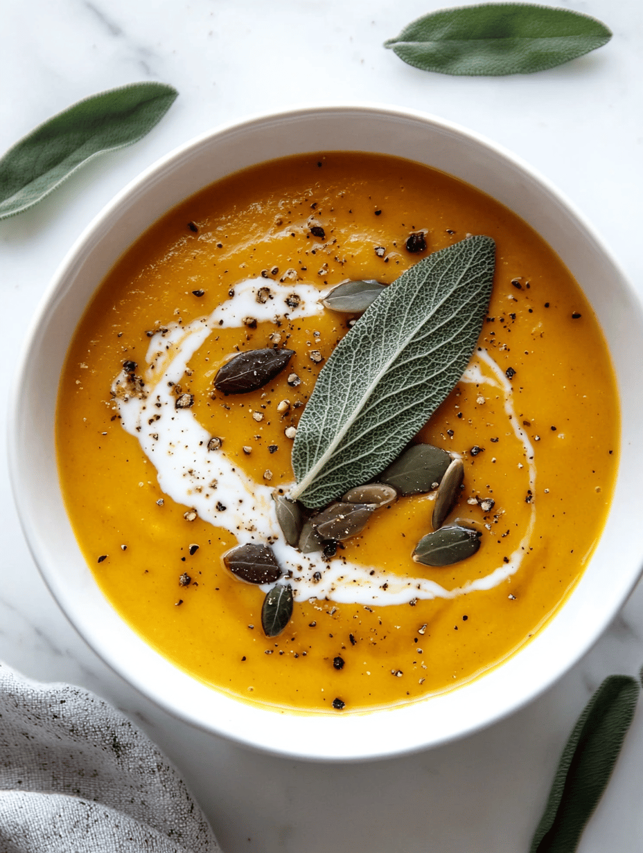 Whisper of Autumn: Creamy Pumpkin Soup with a Twist