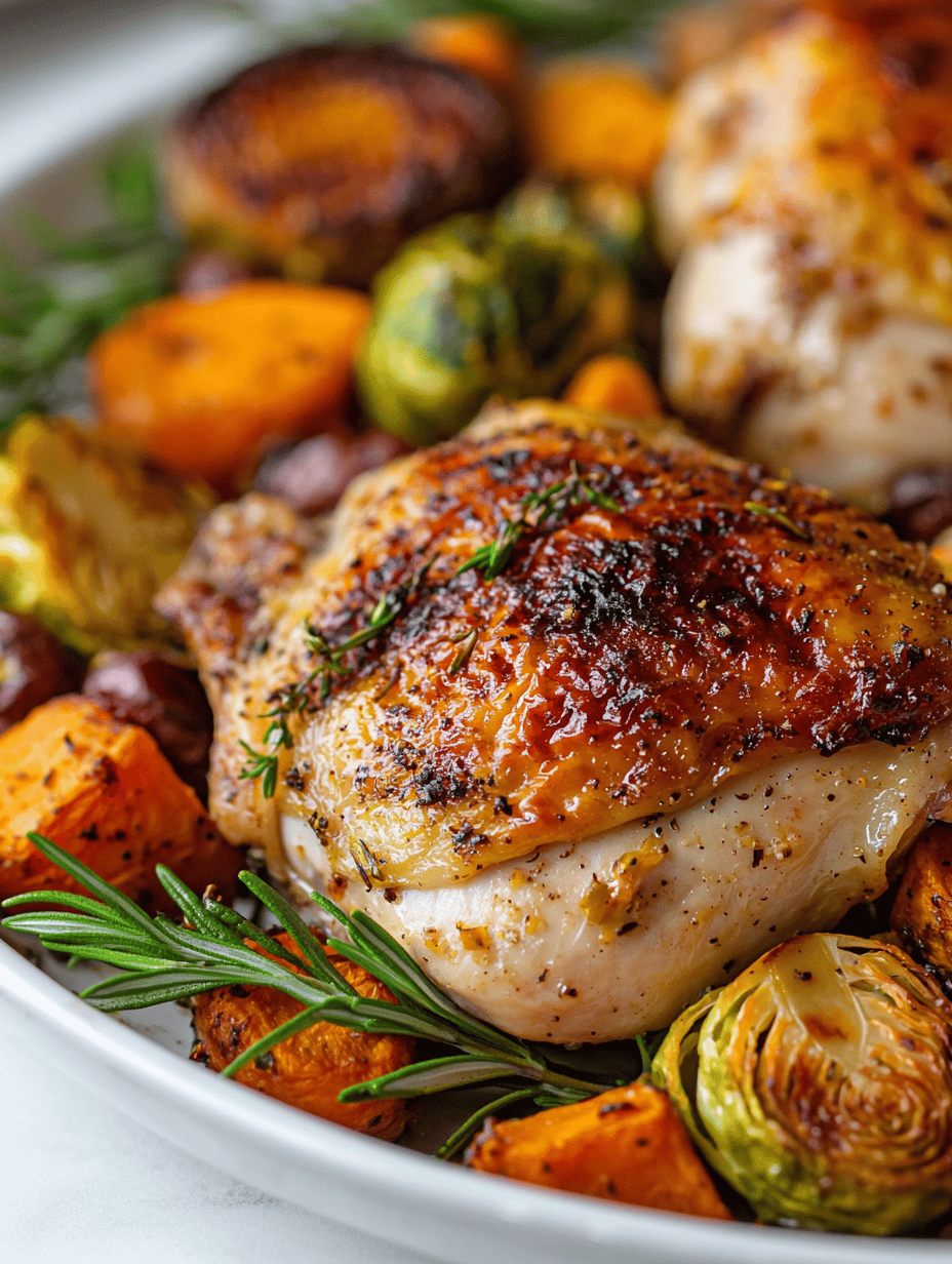 One-Pan Fall Chicken Dinner: A Cozy, Crispy Feast