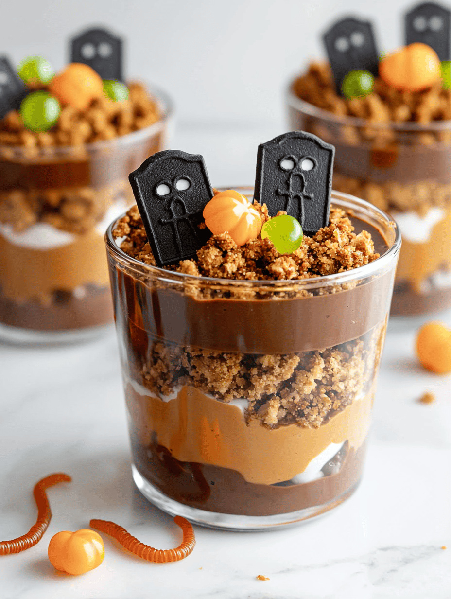 Spooky Chic: Halloween Graveyard Pudding Cups That Wow