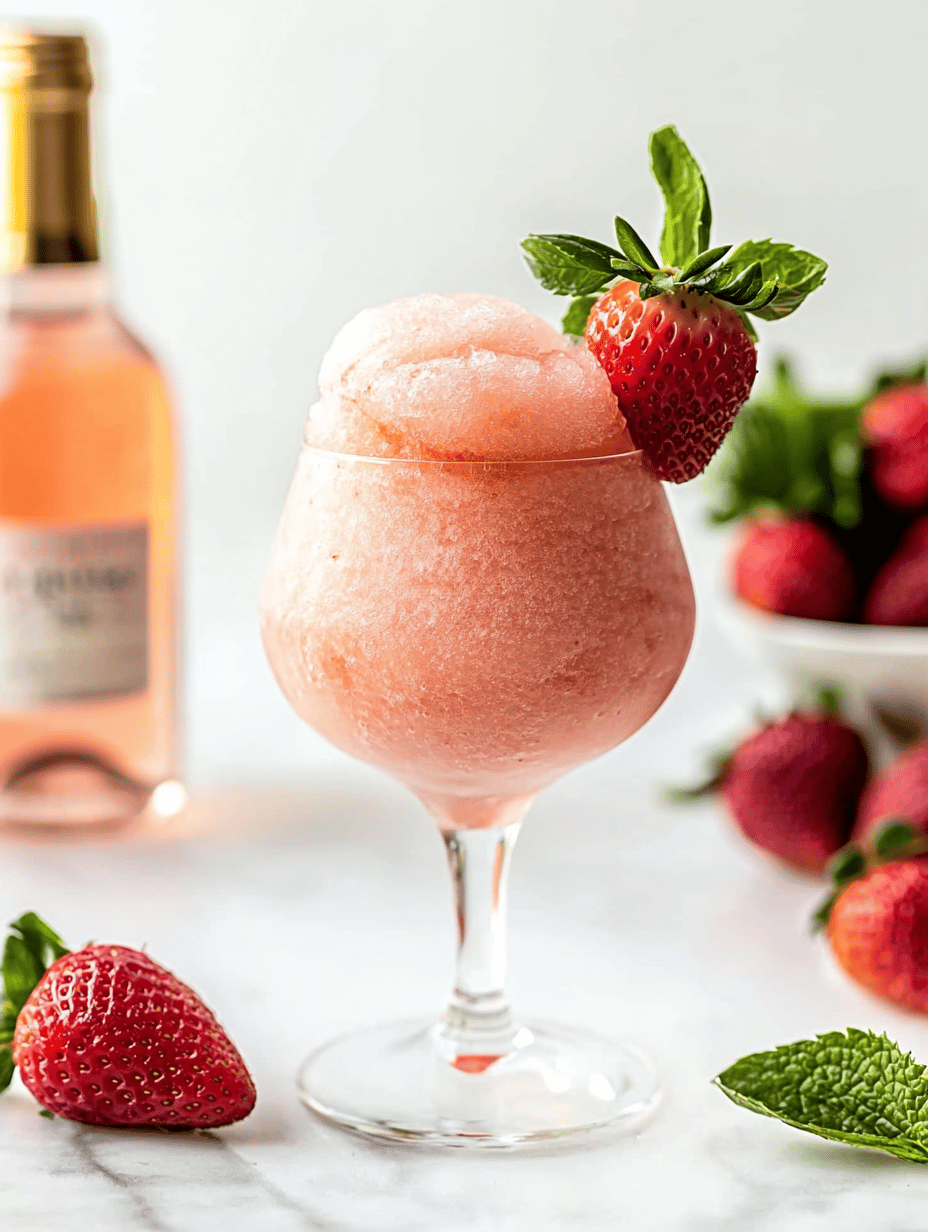 The Surprising Nostalgic Charm of Rosé Wine Slushies