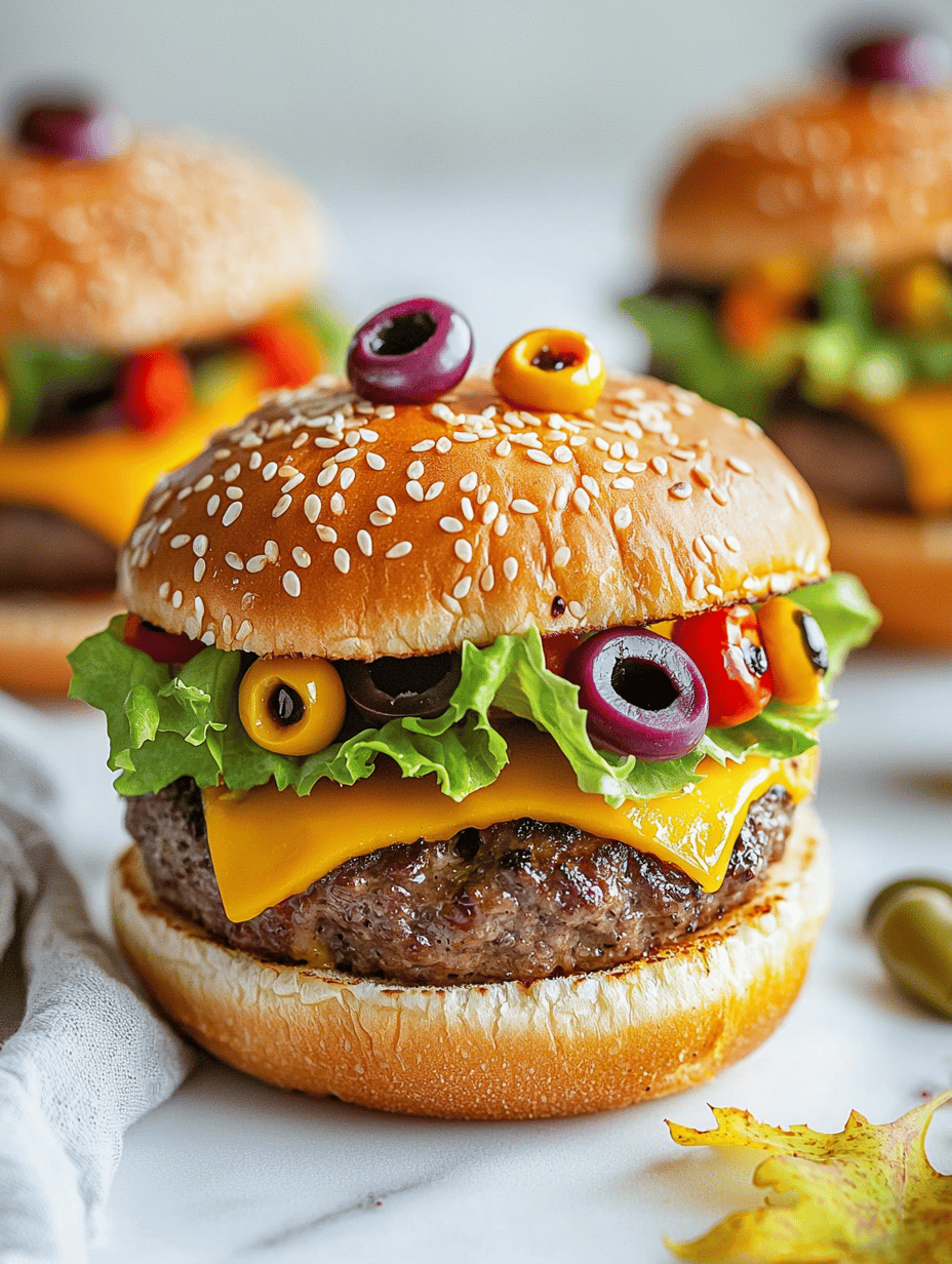 Monster Burgers: Halloween’s Cheesiest Chaos